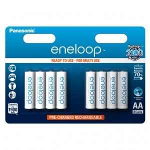 Panasonic Eneloop R6 / AA 1900mAh elem 8 db blister