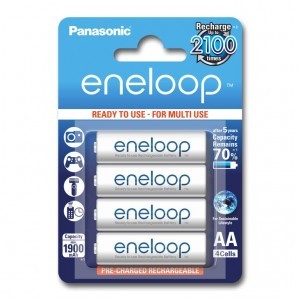 Panasonic Eneloop R6 / AA 1900mAh elem 4 db blister