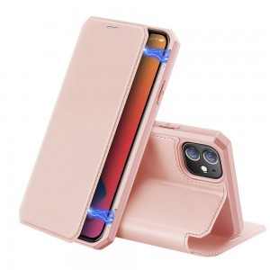 iPhone 12/ 12 Pro Dux Ducis Skin X fliptok pink