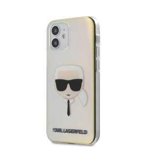 iPhone 12 mini Karl Lagerfeld KLHCP12SPCKHML PC/TPU Head tok irizáló