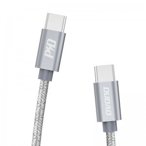Dudao L5ProC 45W PD 5A QC USB Type-C kábel 1m szürke