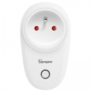 Sonoff S26TPE-FR Wi-Fi smart plug, okos konektor aljzat fehér - FR verzió (IM180320003)