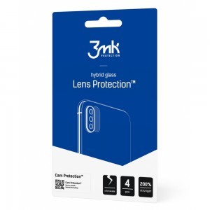 3MK Kameralencse védő üvegfólia Samsung A41 4 db