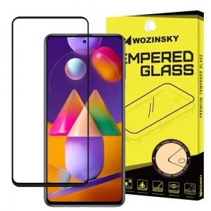 Wozinsky Super Tough kijelzővédő üvegfólia Samsung M51 fekete