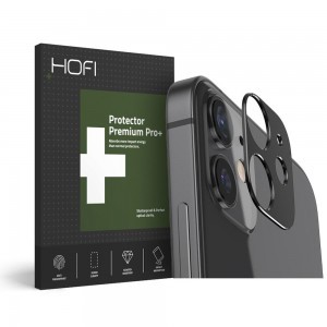 HOFI Metal Styling kamera védő keret iPhone 12 fekete