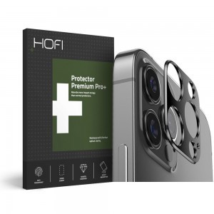 HOFI Metal Styling kamera védő keret iPhone 12 Pro fekete