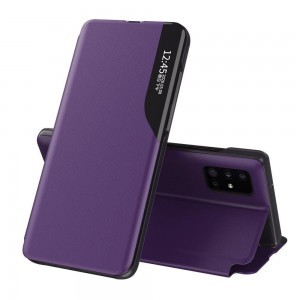Eco Leather View Case intelligens fliptok Samsung S20 Ultra lila