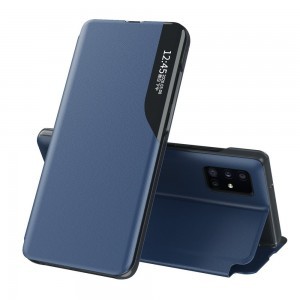 Samsung A51 Eco Leather View Case intelligens fliptok kék