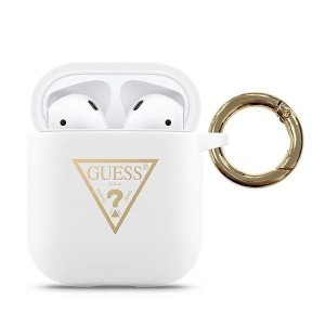 Guess Silicone Triangle GUACA2LSTLWH AirPods 1/2 tok fehér