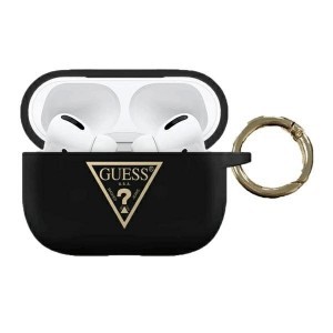 Guess Silicone Triangle GUACAPLSTLBK AirPods Pro 1/2 tok fekete