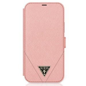 iPhone 12 Pro MAX Guess Saffiano GUFLBKP12LVSATMLPI fliptok pink