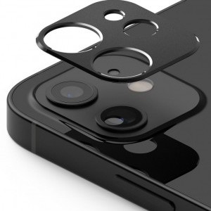 Ringke hátlapi kameralencse védő keret iPhone 12 mini fekete (ACCS0007)
