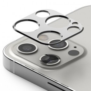 Ringke hátlapi kameralencse védő keret iPhone 12 Pro ezüst (ACCS0012)