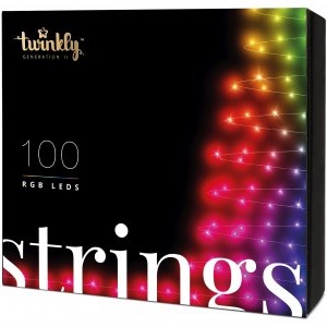 Twinkly String Okos Beltéri És Kültéri Karácsonyfa Fényfüzér 100 LED (TWS100STP-BEU)