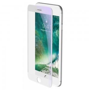 iPhone SE 2020 / iPhone 8 / iPhone 7  Baseus 0.23mm Anti-Blue light kijelzővédő üvegfólia fehér (SGAPIPH8N-HPE02)