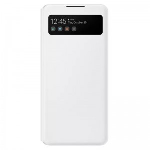 Samsung EF-EA426PWEGEE Clear S-View tok Samsung A42 fehér