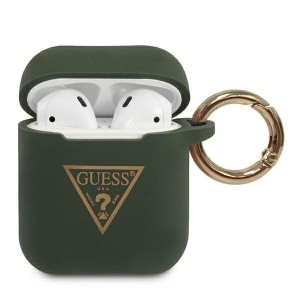 Guess Silicone Triangle GUACA2LSTLKA AirPods tok khaki