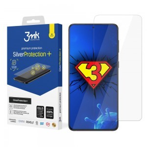 3MK Silver Protect+ Samsung S21 Ultra antimikrobiális kijelzővédő fólia