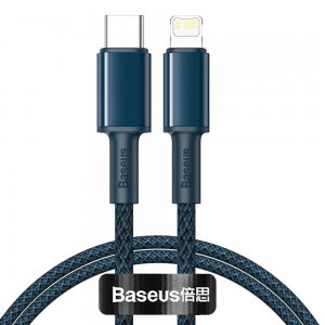 Baseus USB Type-C - Lightning kábel PD 20W 2m kék (CATLGD-A03)