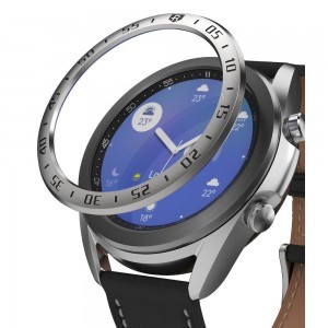 Ringke Samsung Galaxy Watch 3 41 mm káva díszelem ezüst színben (GW3-41-01)