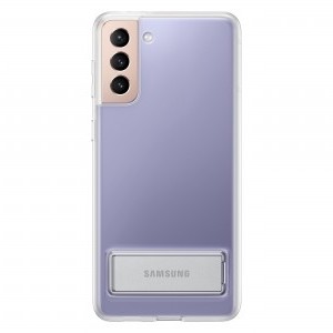 Samsung EF-JG996CTEGWW Clear Standing gyári védőtok támasszal Samsung S21+ Plus átlátszó
