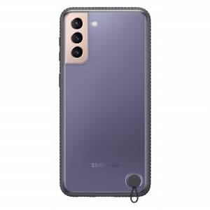 Samsung S21+ Plus Samsung Gyári Clear Protective tok átlátszó/fekete (EF-GG996CBEGWW)