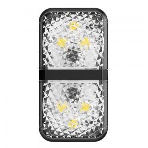 A Baseus nyitott ajtó figyelmeztető LED-es lámpa autóba fekete (CRFZD-01)