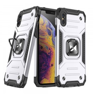 Wozinsky Ring Armor Case Kickstand telefontok iPhone X/XS ezüst