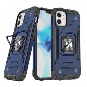 iPhone 12 mini Wozinsky Ring Armor Case Kickstand telefontok kék
