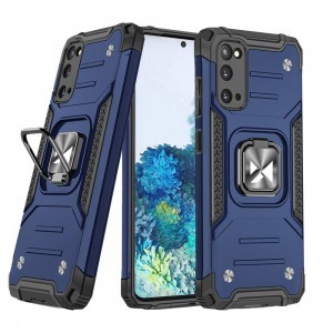Samsung Galaxy S20 Ultra Wozinsky Ring Armor Case Kickstand telefontok kék