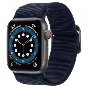 Apple Watch 2/3/4/5/6/SE Spigen Fit Lite Órszaíj (42/44mm) Sötétkék  (AMP02287)