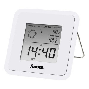 Hama TH50 Hő és páratartalom mérő órával fehér