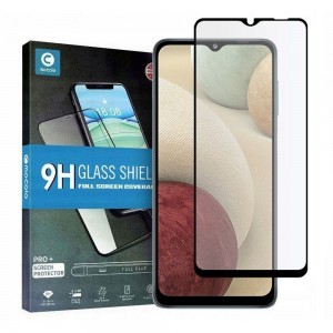 Mocolo TG+ kijelzővédő 9H üvegfólia Samsung M12 fekete