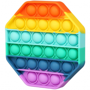 Nexeri Anti stressz, színes stressz levezető nyolcszög vegyes színekkel