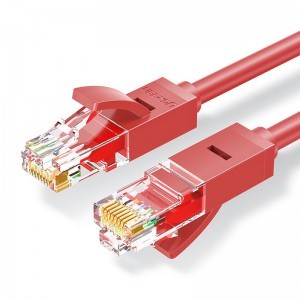 Ethernet patchcord kábel RJ45 Cat 6 UTP 1000Mbps 1m piros Ugreen (NW102 80829)