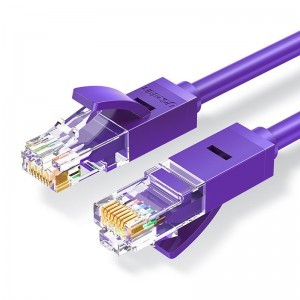 Ugreen Ethernet patchcord kábel RJ45 Cat 6 UTP 1000Mbps 2m lila (NW102 80836)