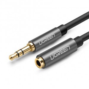 Ugreen AV118 AUX Jack audio adapter 3.5mm 2m fekete (AV118 10594)