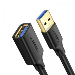 Ugreen USB 3.0 - USB 3.0 toldó kábel 1.5m fekete (US129 30126)