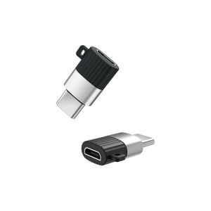 XO NB149-A Átalakító adapter Micro USB - USB Type-C fekete