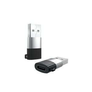 XO NB149-E USB Type-C - USB-A átalakító adapter fekete