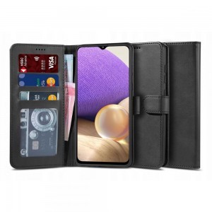 Samsung A32 LTE TECH-PROTECT Wallet 2 fliptok fekete