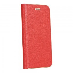 SAMSUNG A52 5G / A52 4G Forcell Luna Gold fliptok piros