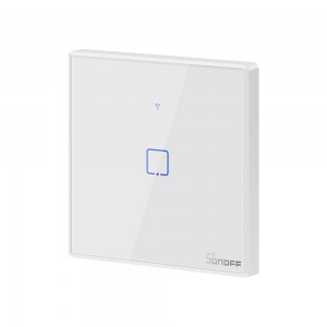 Sonoff T2EU1C-TX 1xcsatornás WiFi okos kapcsoló fehér (IM190314015)