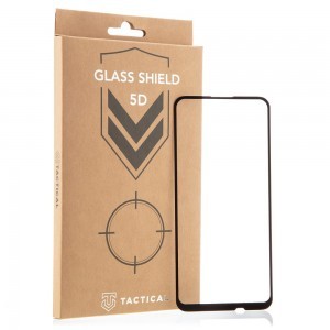 Tactical Shield 5D kijelzővédő üvegfólia Huawei P40 Lite E fekete