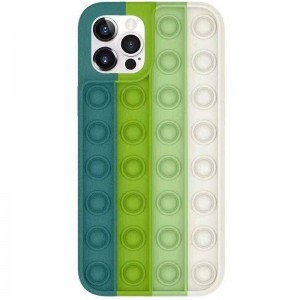 Push Bubble flexibilis tok iPhone 11 Pro zöld/fehér