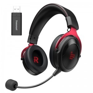 Tronsmart Shadow Gamer vezeték nélküli fejhallgató mikrofonnal piros (372309)