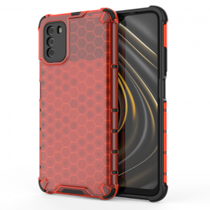 Xiaomi Poco M3 Honeycomb armor TPU tok piros