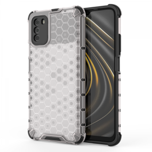 Honeycomb armor TPU tok Xiaomi Poco M3 átlátszó