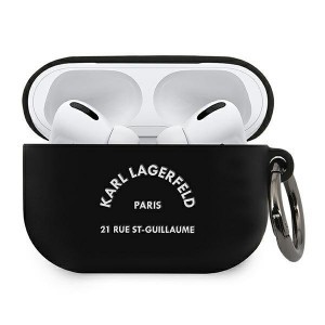 Karl Lagerfeld RSG KLACAPSILRSGBK AirPods Pro szilikon tok fekete