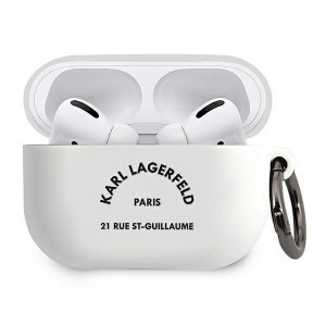 Karl Lagerfeld RSG KLACAPSILRSGWH AirPods Pro 1/2 szilikon tok fehér